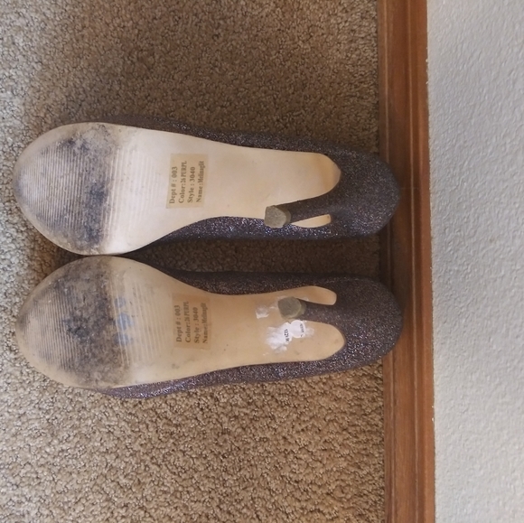 Steve Madden Caryssa Glitter Pump Heel - Picture 10 of 10